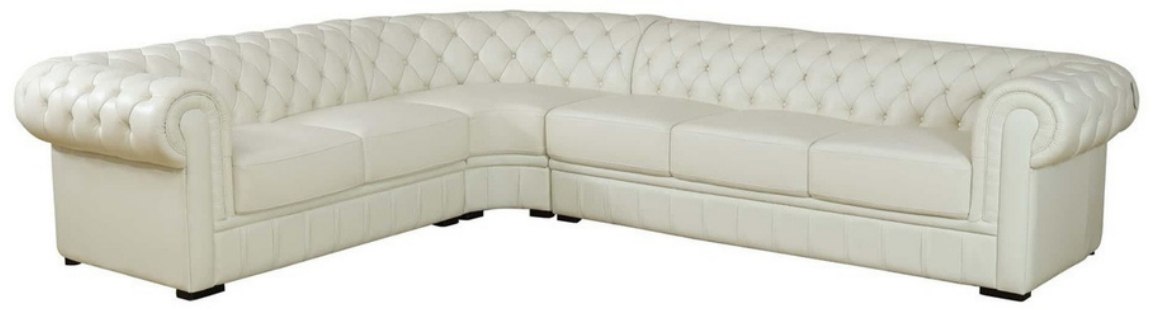 278-F8302A White Sectional