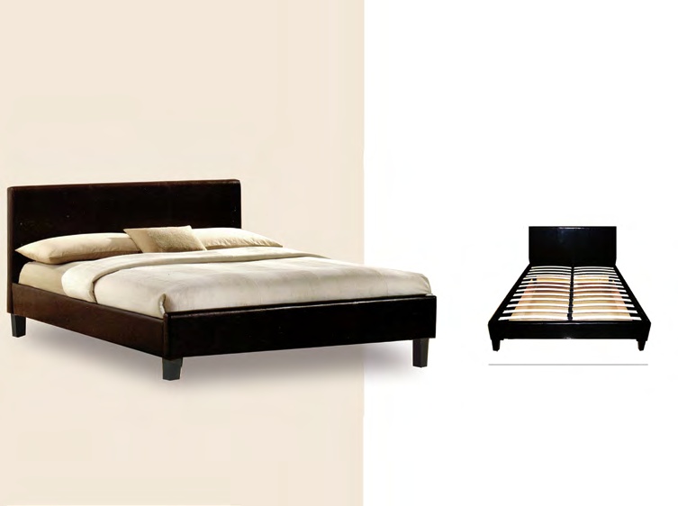 7013 Slat Wood Platform Bed