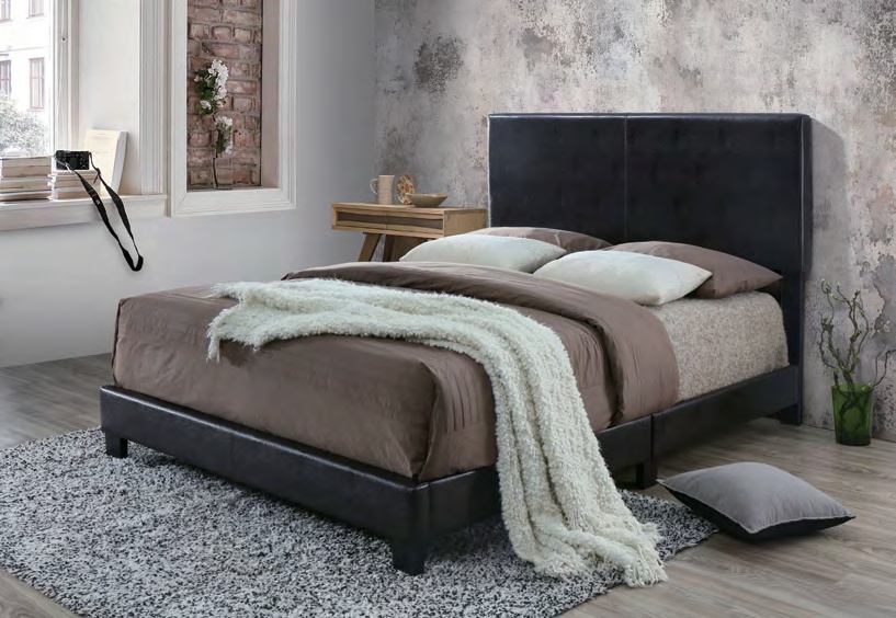 7100 Minimalist Solid Wood Bed Series
