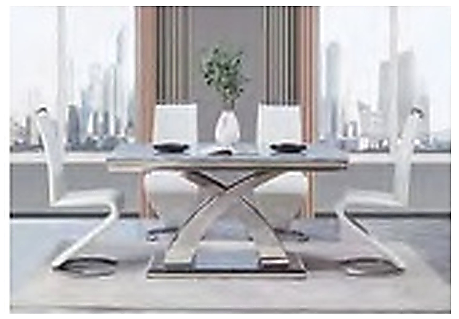 3012T Modern Marble Dining Set