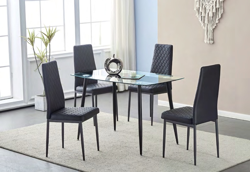 2240 / 2250 Minimalist Glass Dining Sets