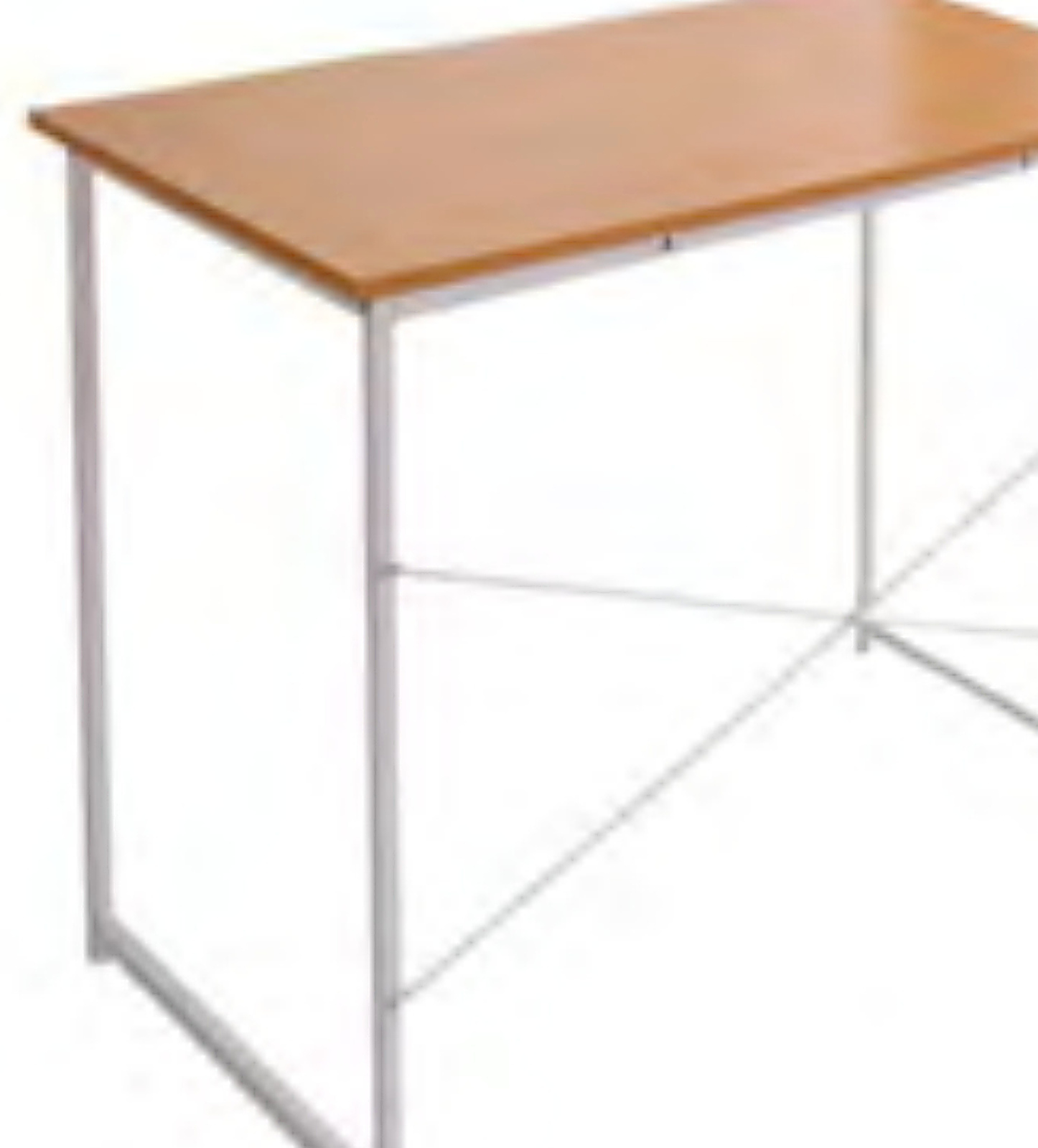2704WH Study Desk with White Frame